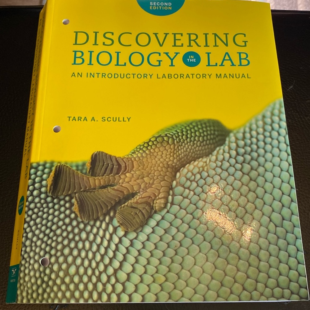 Discovering Biology in the Lab an Introductory Laboratory Manual Second Addition